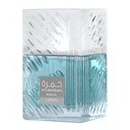 Khamrah Waha by Lattafa — perfume árabe unissexo oud branco e flores