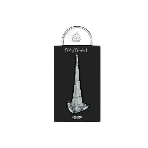 Pride Art of Arabia by Lattafa — perfume árabe unissexo com oud e rosa
