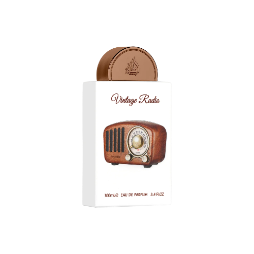 Vintage Radio by Lattafa — perfume árabe unissexo tabaco e baunilha